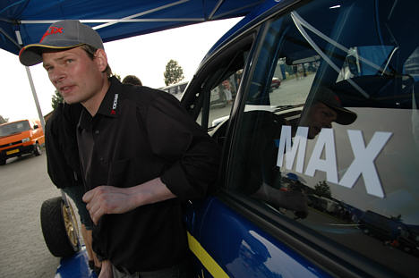 Max Christensen er køreren, der på det seneste er kommet tættest på Morten Karl. Han er således blevet nummer to i de to seneste DM-rallyer.